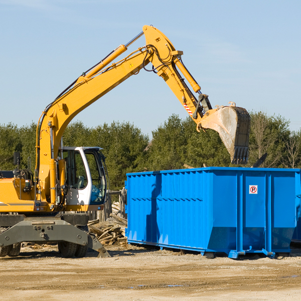 are there any restrictions on where a residential dumpster can be placed in Port Sheldon Michigan